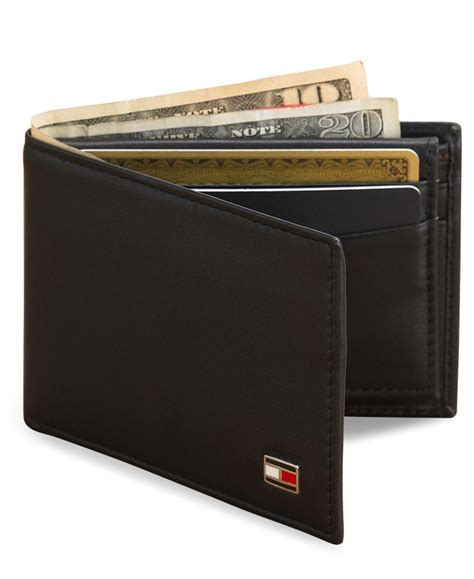 tommy hilfiger slim bifold wallet